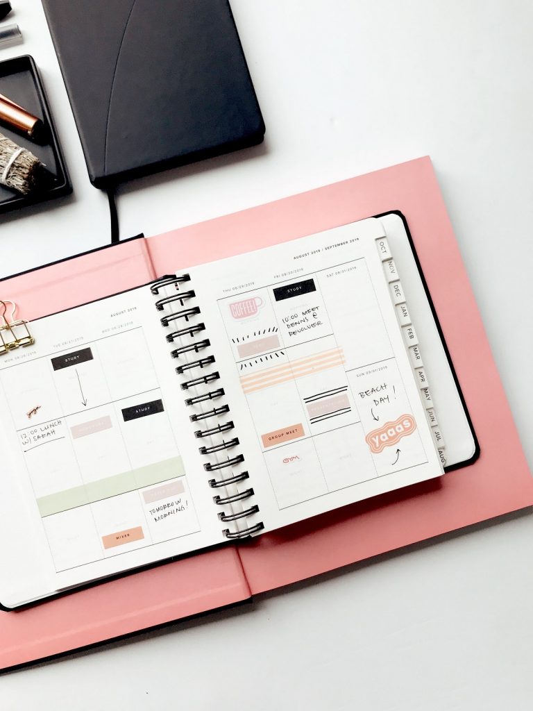 Diary and planner